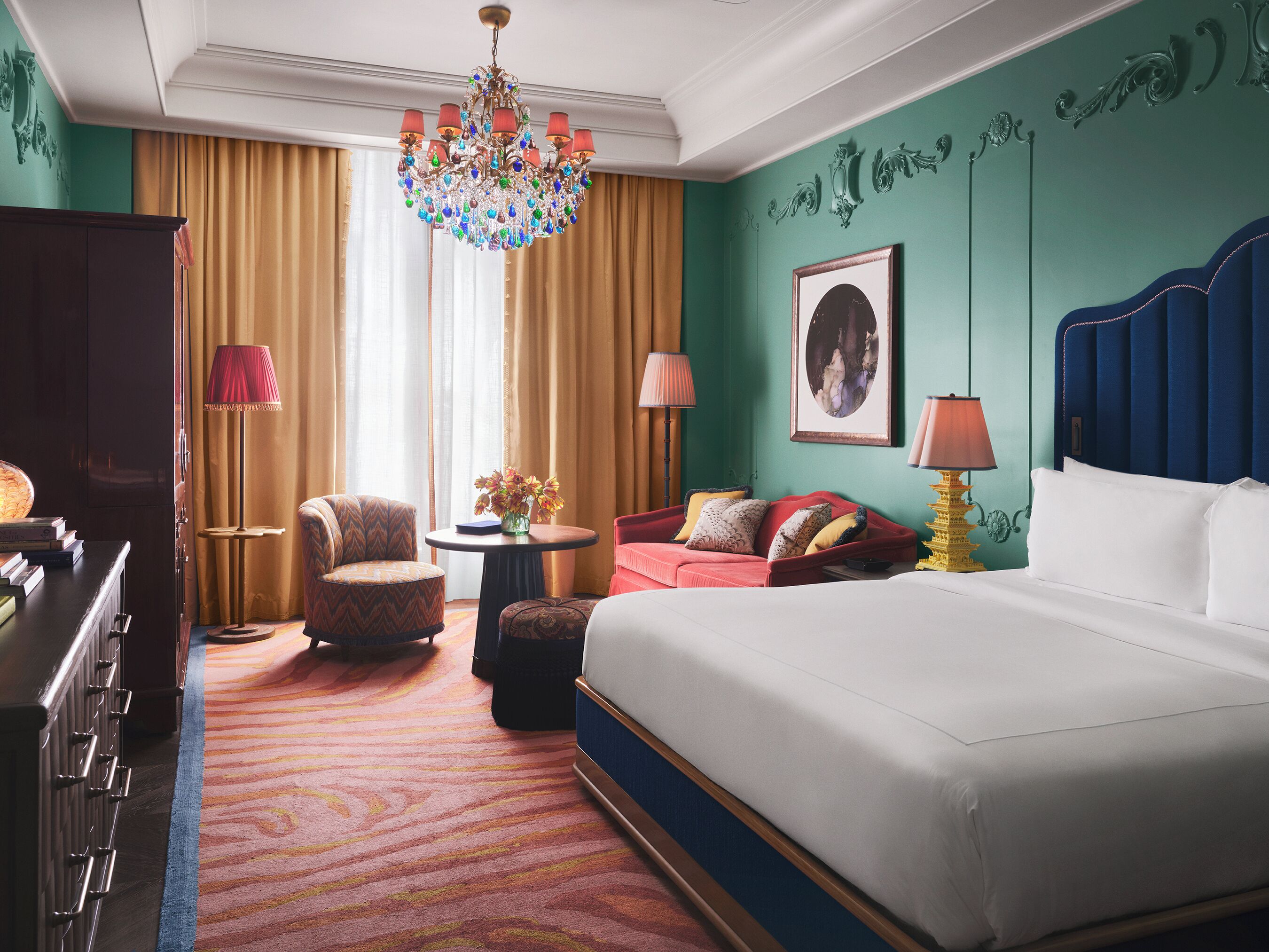 Suite, Mobility Accessible (Mansion) | Egyptian cotton sheets, premium bedding, down duvets, pillow-top beds