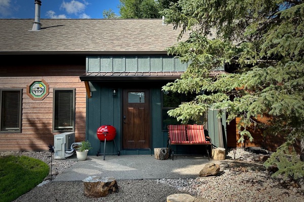 Chokecherry Hideout is the green portion, a petite cabin-feel woodsy experience!