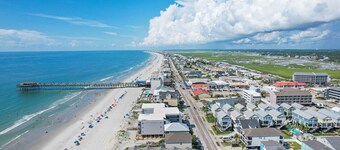 Beachfront townhome with breathtaking views and just steps from the beach! 