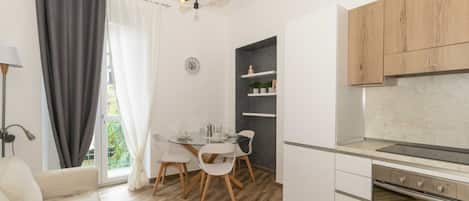 Microwave, oven, stovetop, toaster