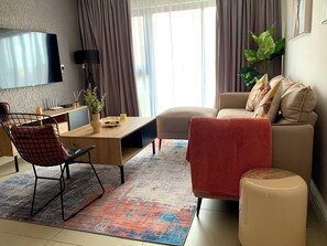 Living area - Property Trek Apartment at Riviera Residence (Accra)