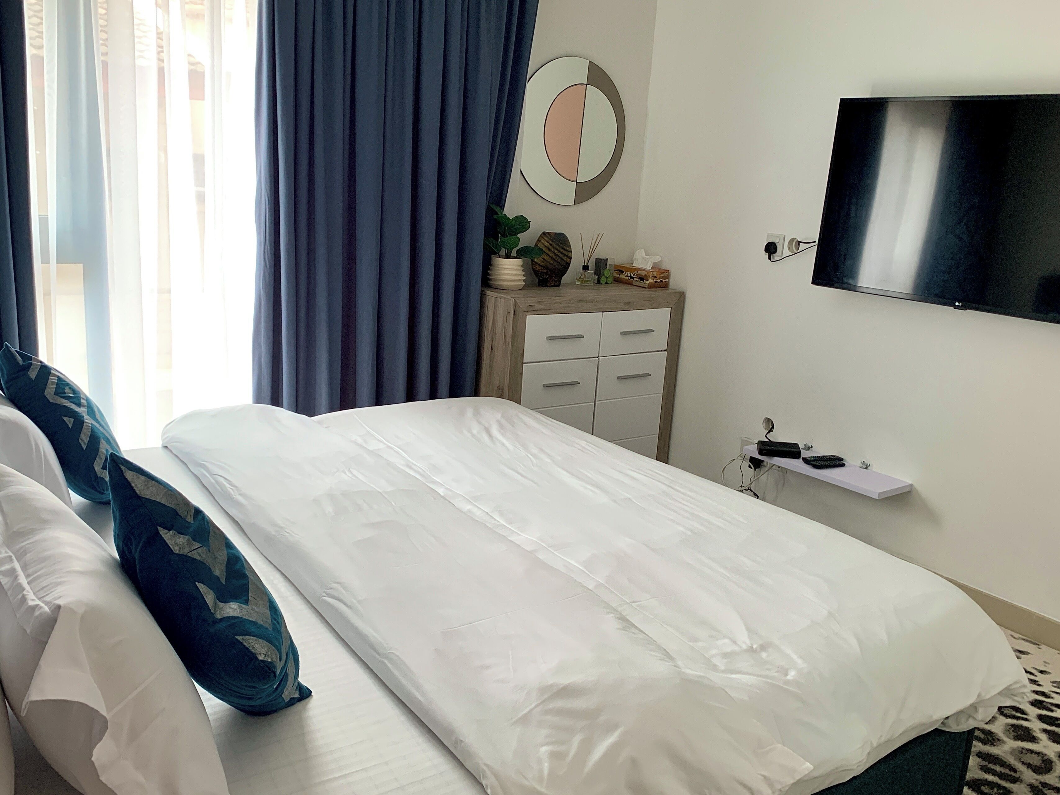 1 soverom, strykejern/-brett, wi-fi og sengetøy