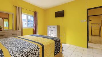 2 bedrooms, in-room safe, iron/ironing board, WiFi