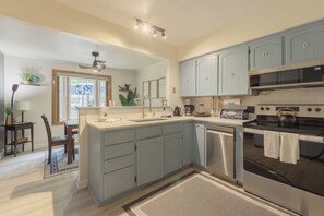 Fridge, microwave, oven, stovetop - Newly remodeled affordable home half mile away from Lake Michigan access point (Fennville)