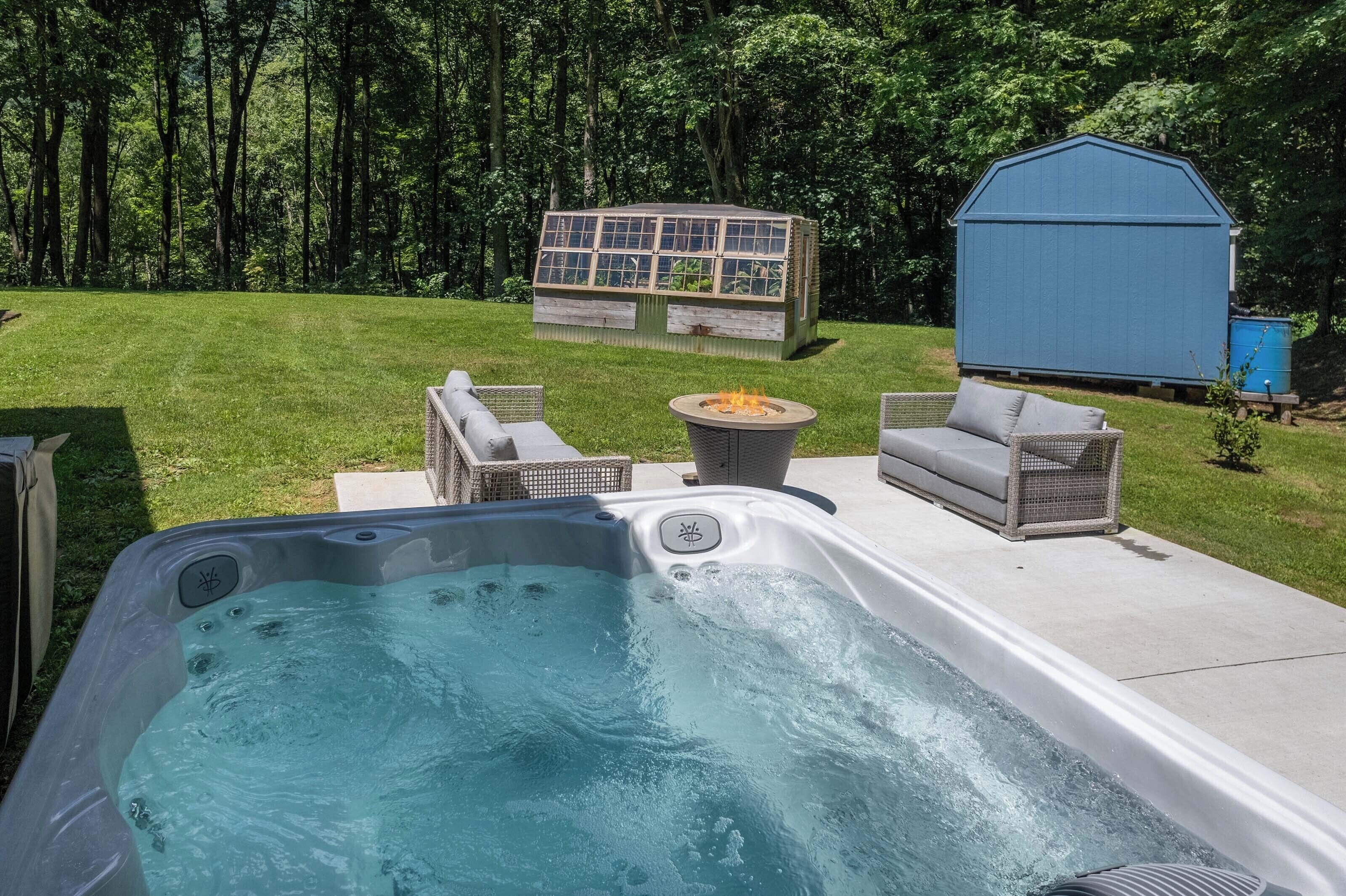Bain à remous extérieur