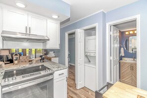 Fridge, microwave, oven, stovetop - First Floor Condo-Outdoor Pool and Hot Tub! CB J-2 (Little River)