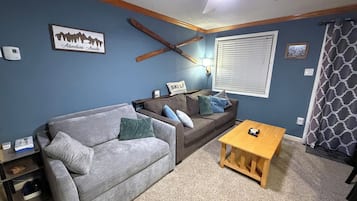 Smart TV, DVD player, ping pong, computer monitors