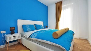 1 室のベッドルーム、アイロン / アイロン台、WiFi、ベッドシーツ