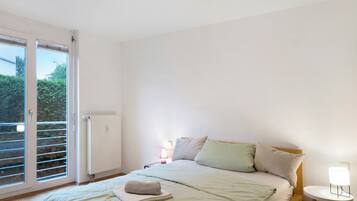 2 slaapkamers, een strijkplank/strijkijzer, gratis wifi, beddengoed