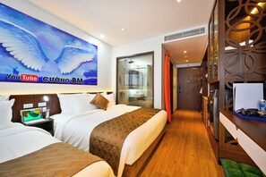 1 chambre, fer et planche Ă repasser, Wi-Fi, draps fournis