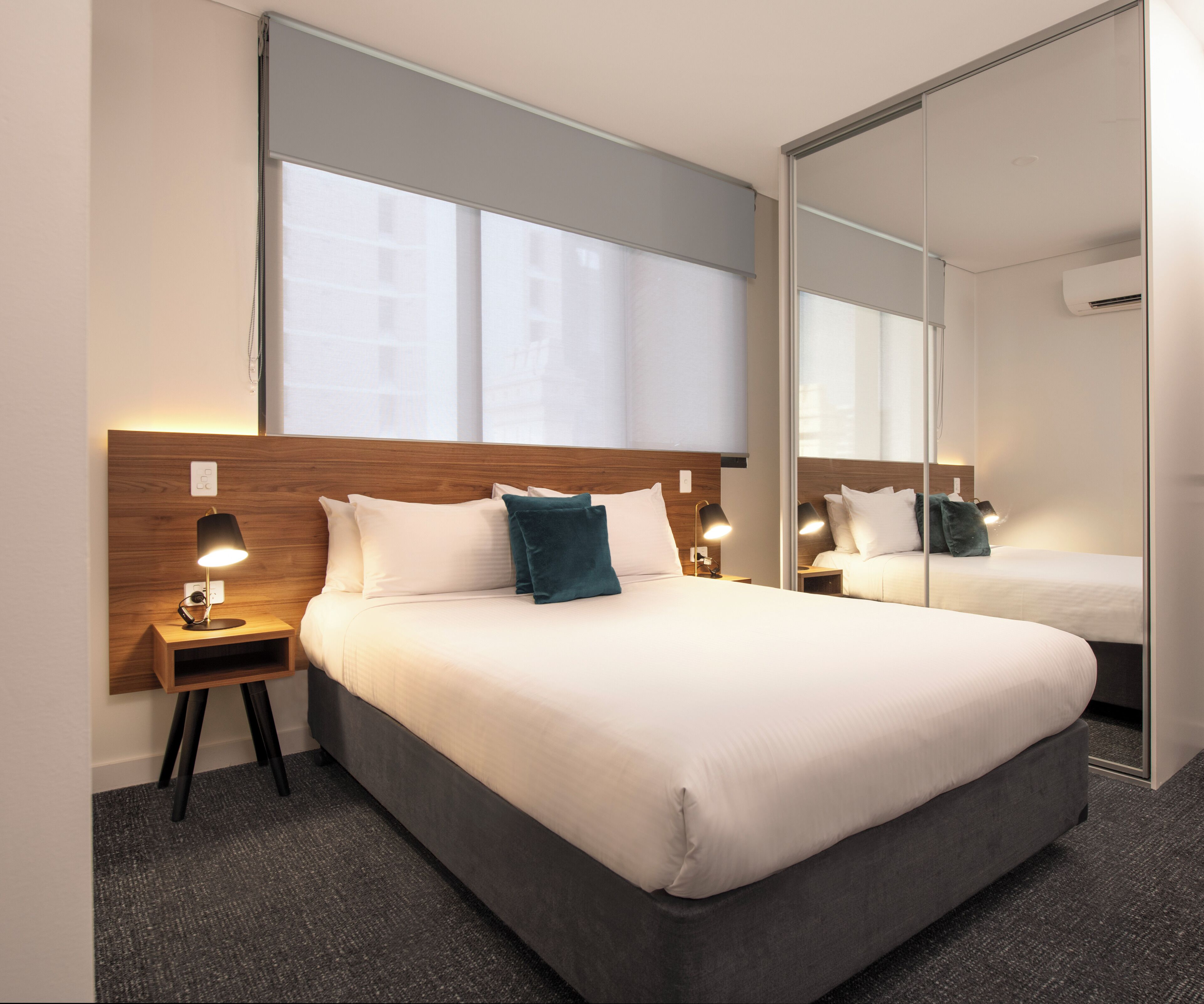 Standard Studio Apartment | Premium bedding, in-room safe, laptop workspace, blackout drapes