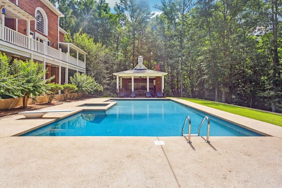 You will not want to leave this backyard!