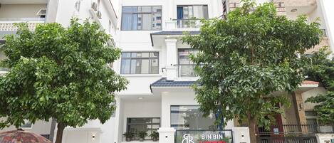 Overnatningsstedets facade