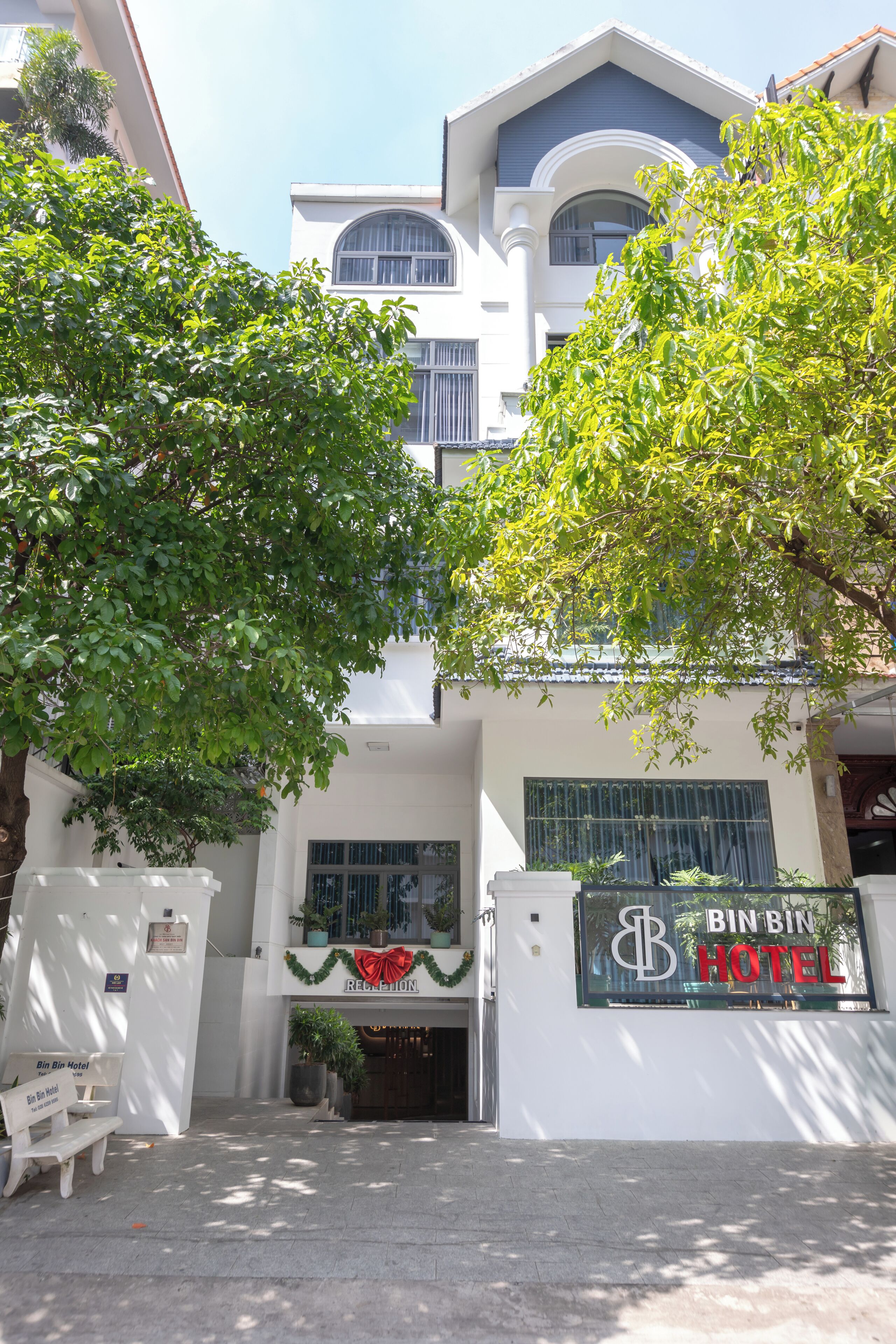 Facciata della struttura