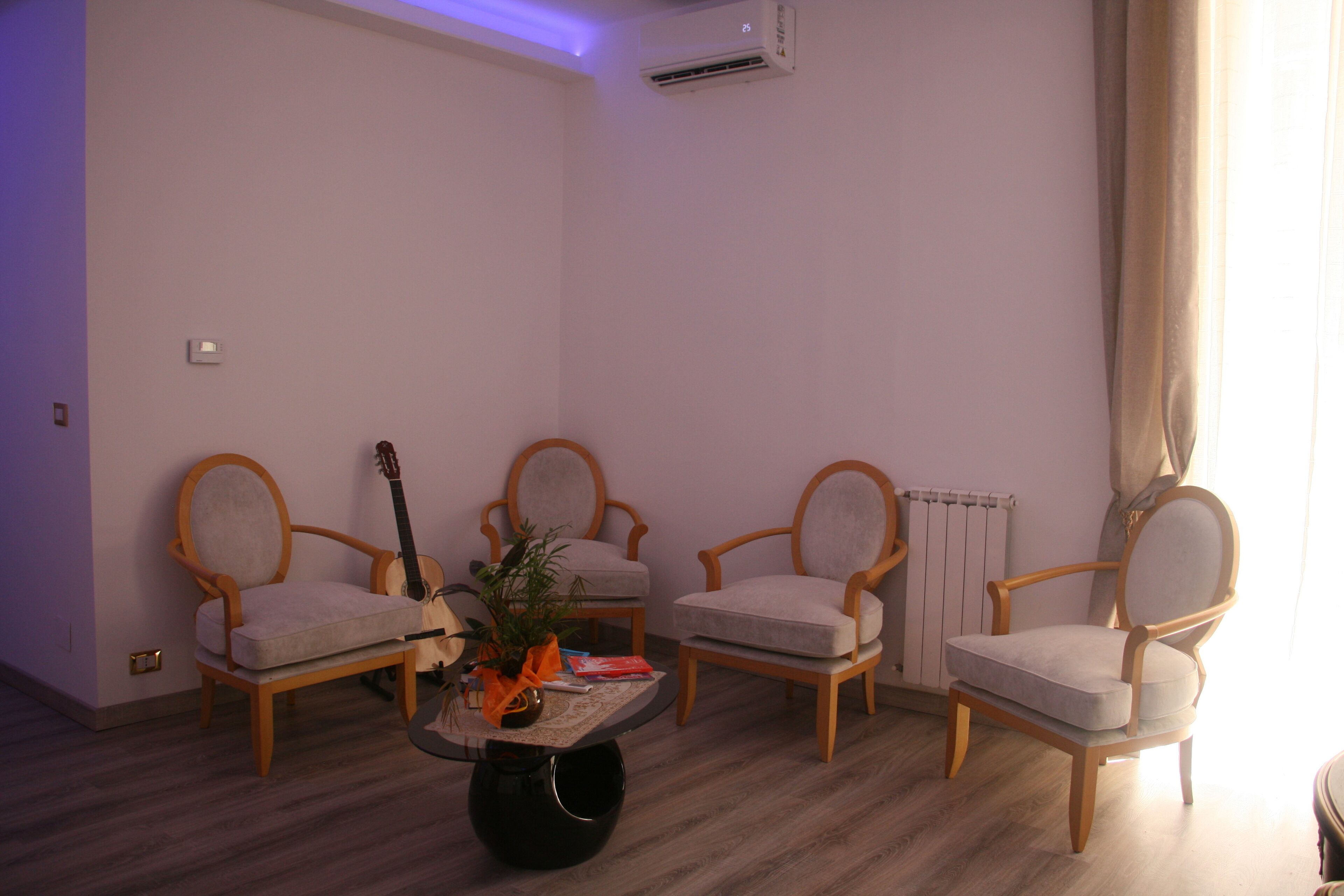 Sala de estar en el lobby