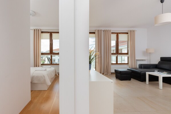 Living area - Comfy Apartment Czarnieckiego by Renters (Kosakowo)