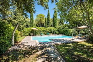 Pool - Podere Giardino Wine & Bed – Melograno Apartment: Country House with Pool, Wi-Fi & AC (Montalcino)