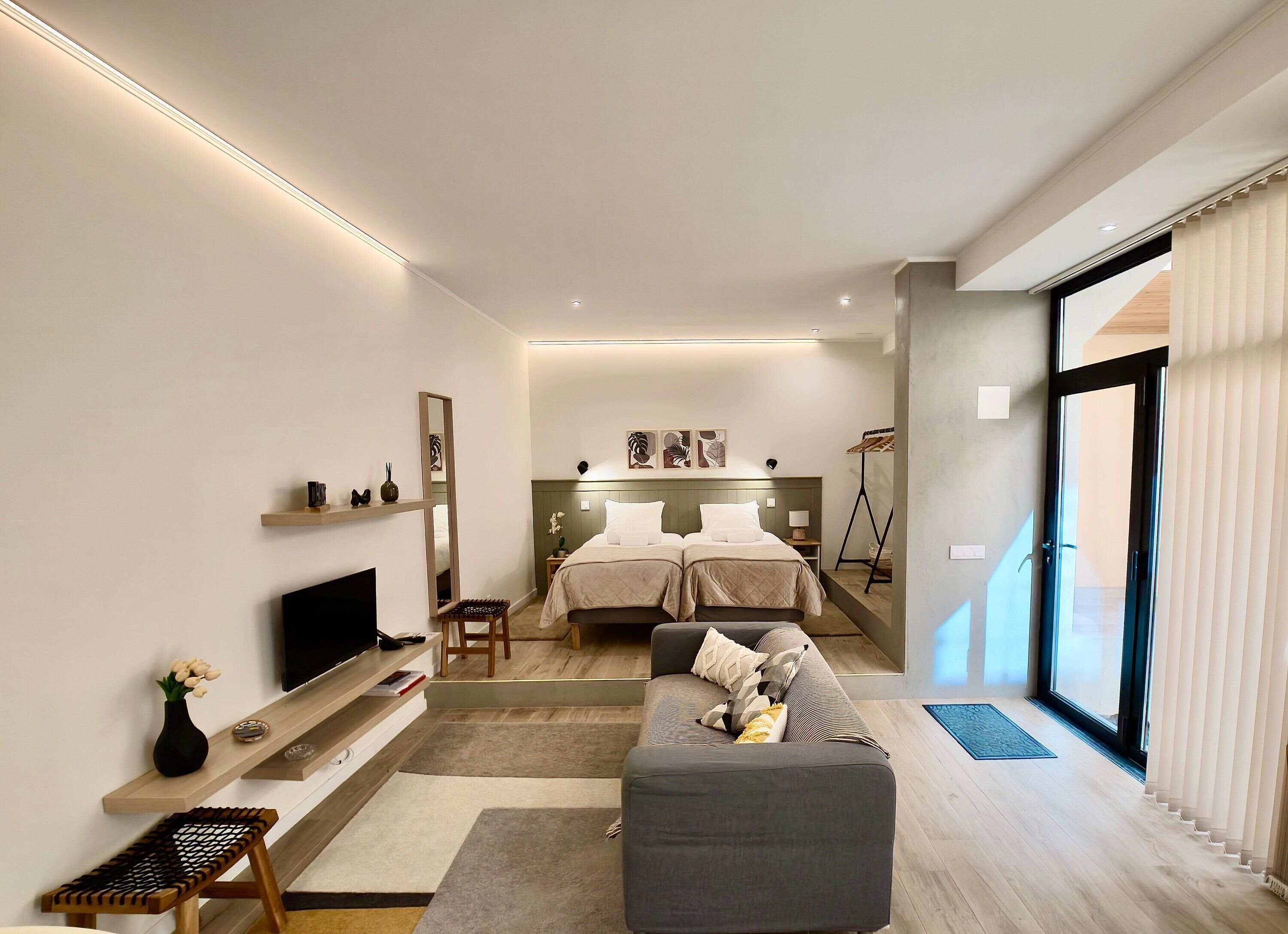 1 室のベッドルーム、WiFi (無料)、ベッドシーツ