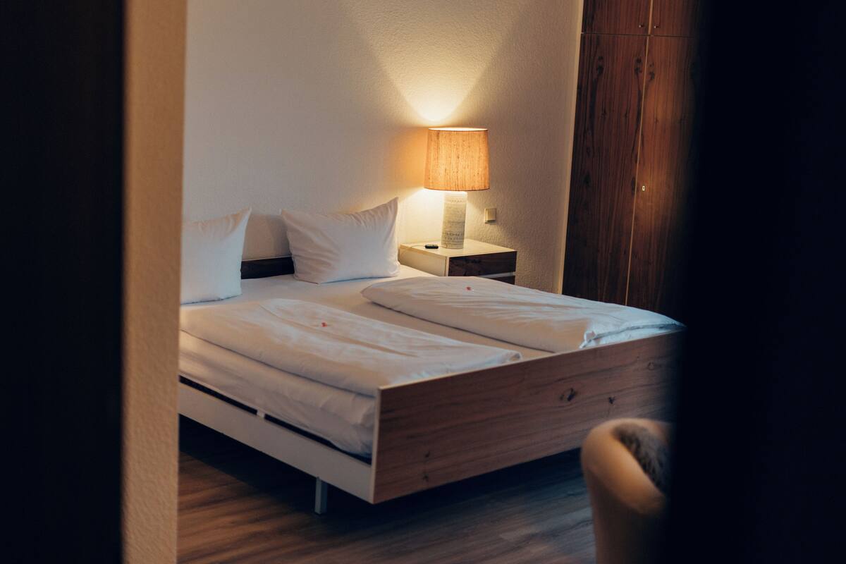 Blackout curtains, iron/ironing board (on request), free WiFi