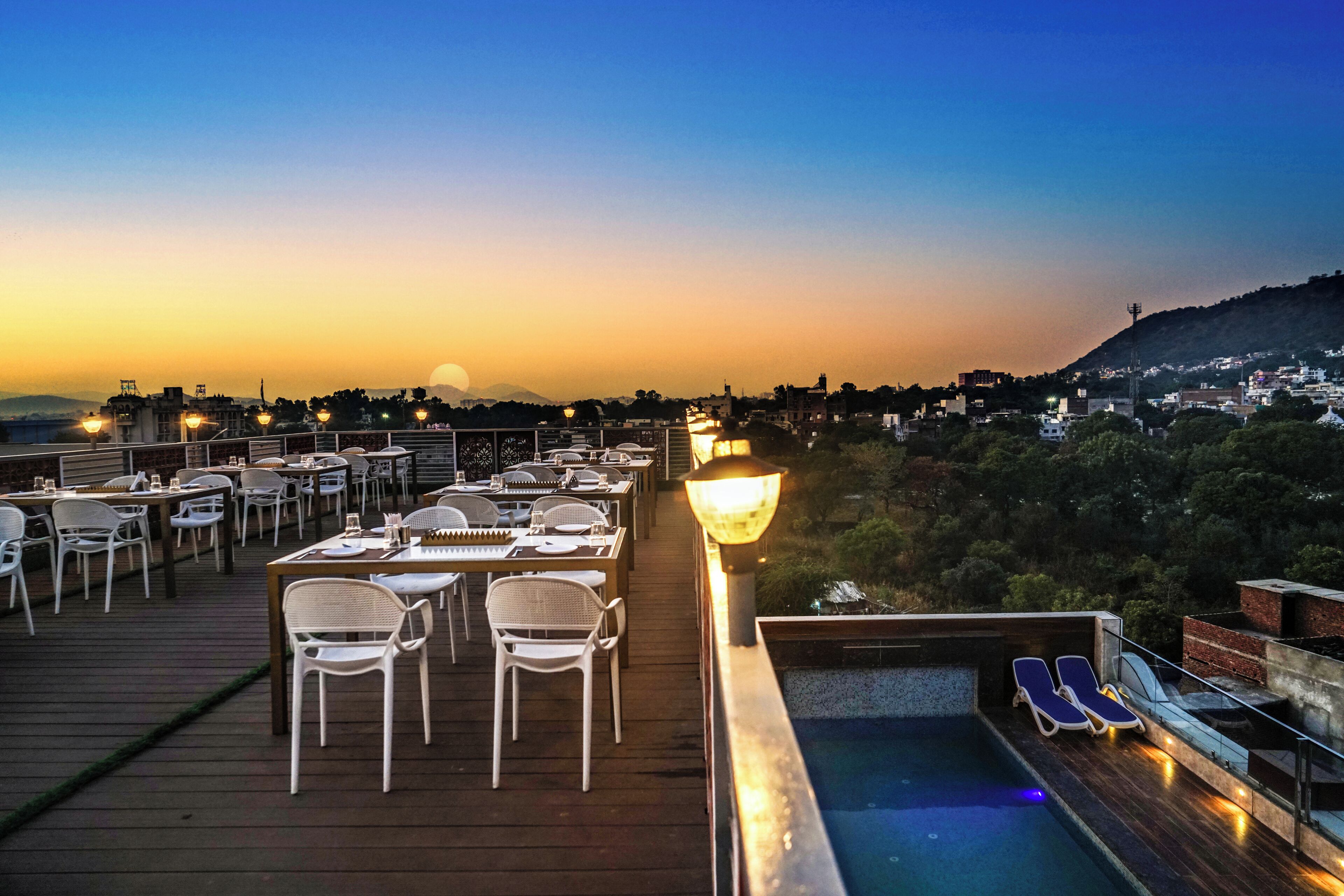 Terrasse sur le toit