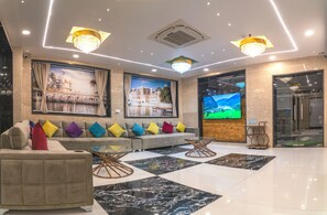 Àrea amb seients del vestíbul