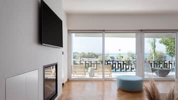 City Apartment | Living area | 50-inch Smart TV with digital channels, Netflix, streaming services