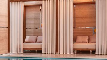 Couples treatment rooms, sauna, steam room, Turkish bath