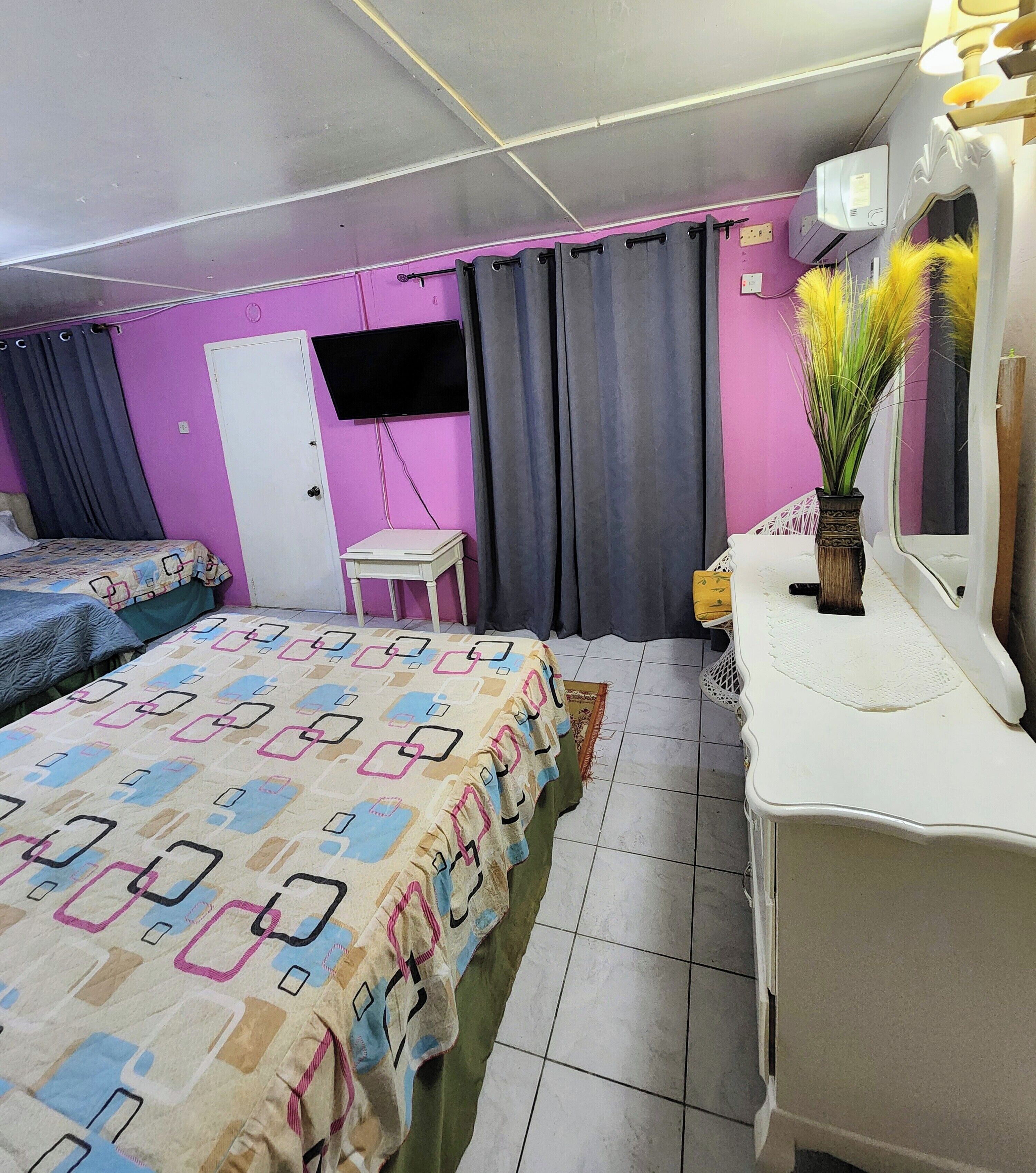 Family Room, Multiple Beds, Pool Access | Iron/ironing board, free WiFi, bed sheets