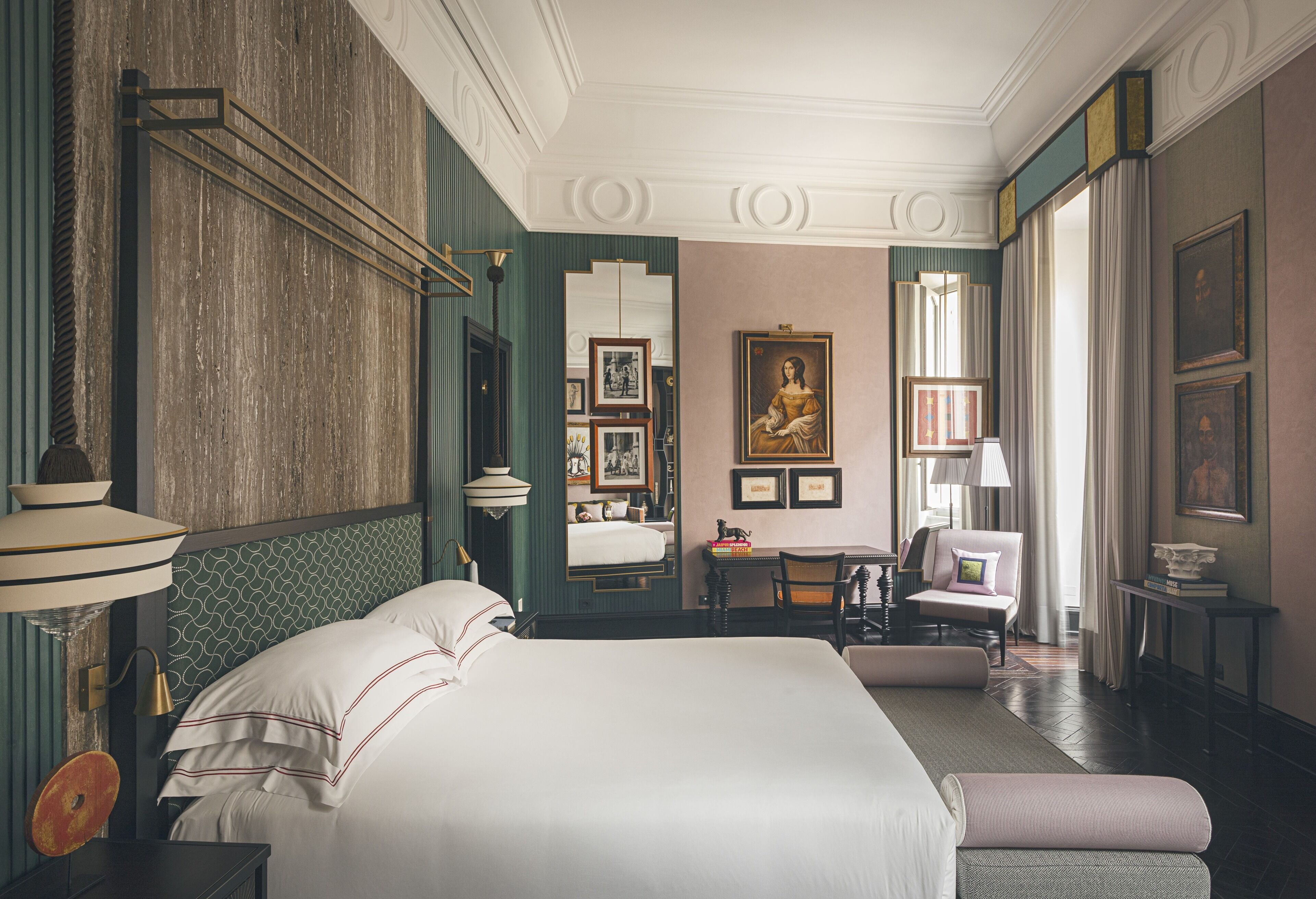 Premium bedding, down comforters, minibar, in-room safe