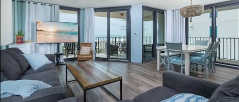 Condo, 3 habitaciones | Área de sala de estar