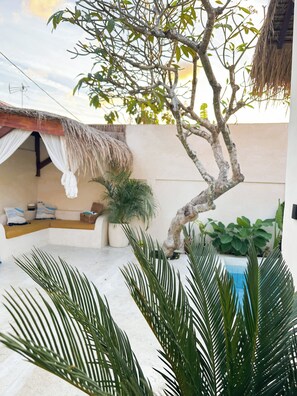 Terrace/patio - Discover serenity at the Stella Moon Villa, nestled in the heart of Bali. (Kerobokan)