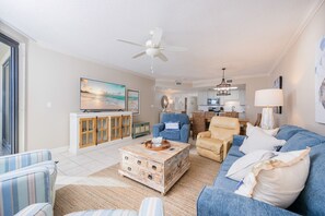 Condo, 3 Bedrooms | Living area - Phoenix X 910 3 Bedroom Condo (Orange Beach)