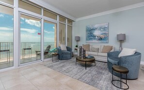 Living area - Phoenix Orange Beach Ii 2202 3 Bedroom Condo (Orange Beach)