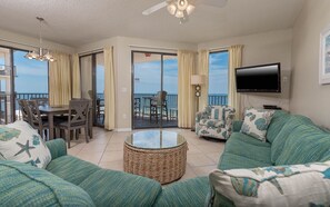 Condo, 3 Bedrooms | Living area | DVD player - Phoenix East 1111 3 Bedroom Condo (Orange Beach)