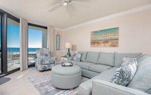 Living area - Phoenix Vi 6310 2 Bedroom Condo (Orange Beach)