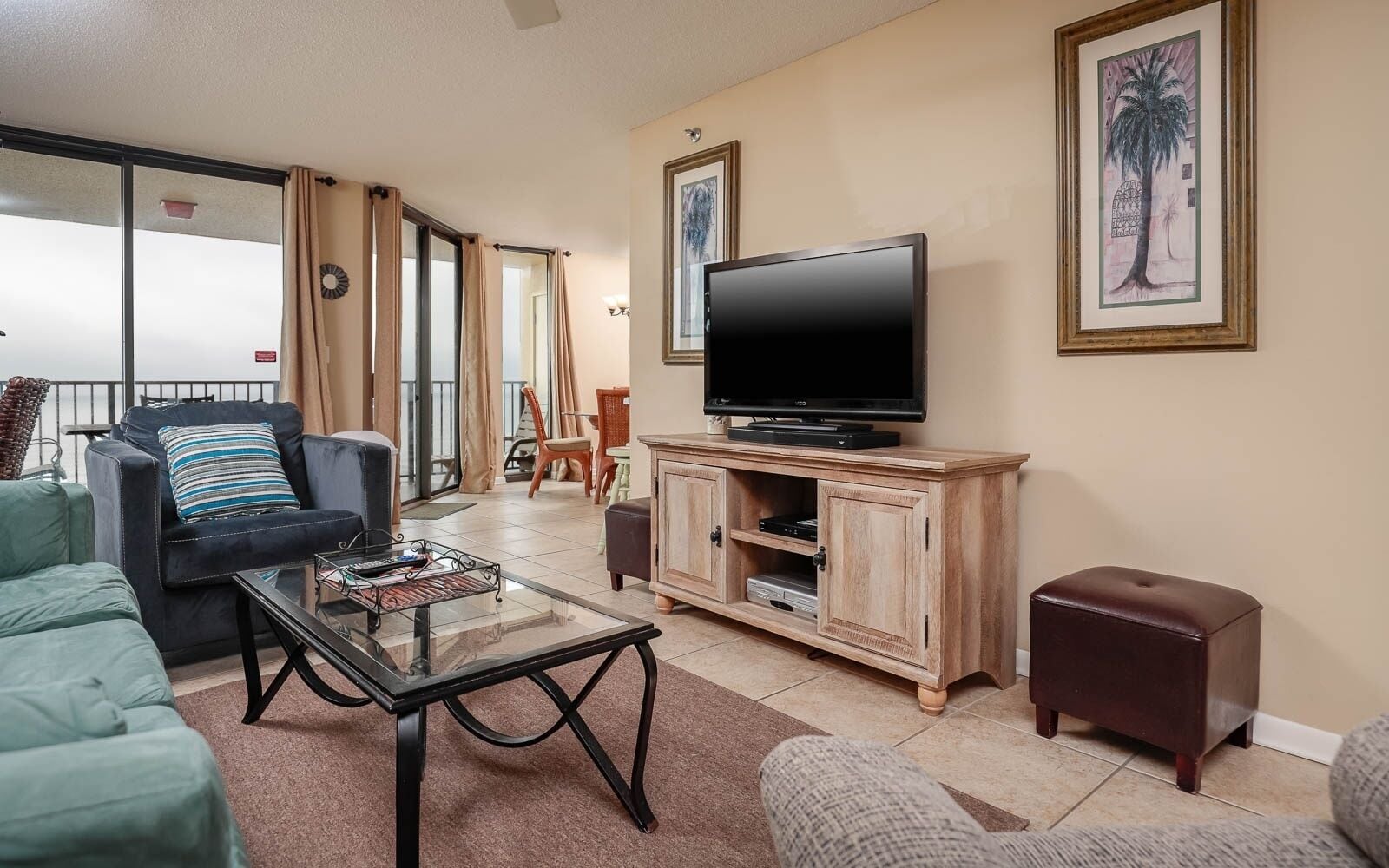 Lejlighed - 1 soveværelse | Opholdsområde | Dvd-afspiller