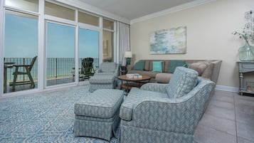 Leilighet, 3 soverom | Oppholdsområde | DVD-spiller