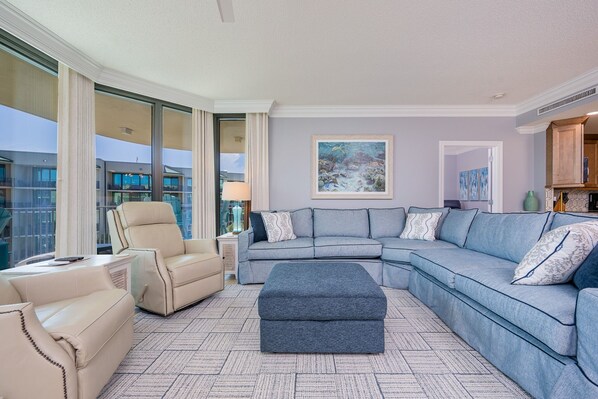 Condo, 3 Bedrooms | Living area | DVD player