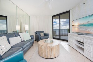 Living area - Phoenix Viii 8802 2 Bedroom Condo (Orange Beach)