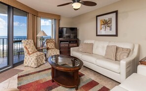 Living area - Phoenix Vi 6715 3 Bedroom Condo (Orange Beach)