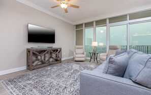 Condo, 2 Bedrooms | Living area | DVD player - Phoenix Orange Beach Ii 2503 2 Bedroom Condo (Orange Beach)