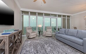 Condo, 2 Bedrooms | Living area | DVD player - Phoenix Orange Beach Ii 2503 2 Bedroom Condo (Orange Beach)