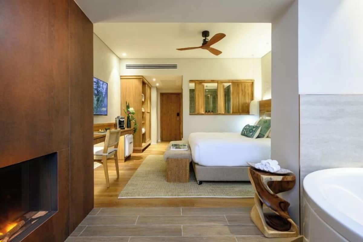 Studio Jacuzzi Slow | Minibar, in-room safe, desk, soundproofing
