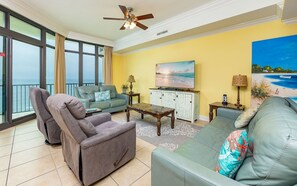 Condo, 3 Bedrooms | Living area | DVD player