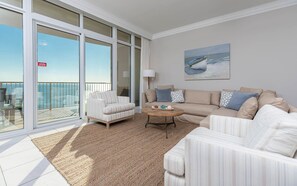 Living area - Phoenix Orange Beach Ii 1702 3 Bedroom Condo (Orange Beach)