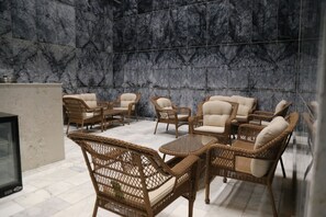 Lobby sitting area