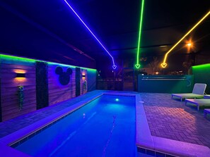 Indoor pool, outdoor pool