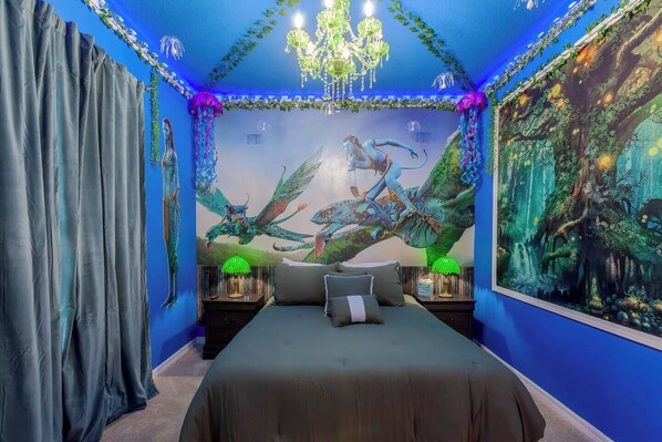 5 habitaciones, tabla de planchar con plancha, wifi y ropa de cama 