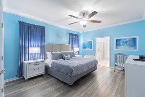 10 bedrooms, iron/ironing board, travel crib, WiFi