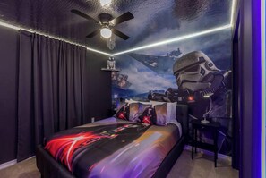 5 habitaciones, tabla de planchar con plancha, cuna de viaje y wifi 